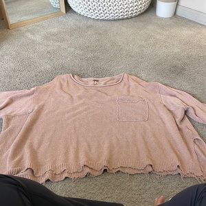 Free people oversized sweater top